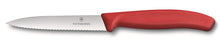 Load image into Gallery viewer, Victorinox Paring Knife Pointed Tip - Wavy Edge - Red 10cm - ZOES Kitchen