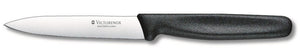 Victorinox Paring Knife 10cm Straight Edge - Pointed Tip Black - ZOES Kitchen