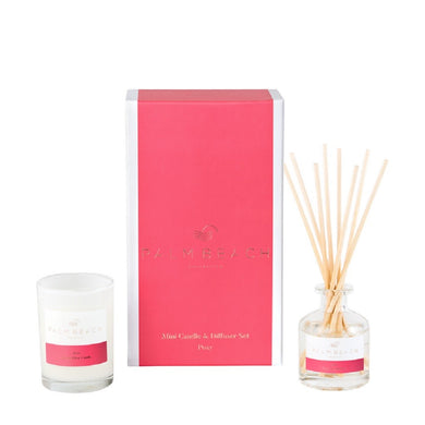 Palm Beach Mini Candle & Diffuser Set - Posy - ZOES Kitchen