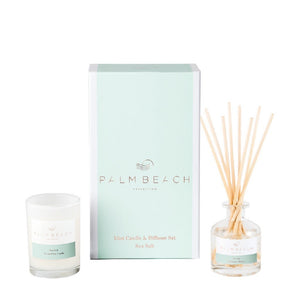 Palm Beach Mini Candle & Diffuser Set - Sea Salt - ZOES Kitchen