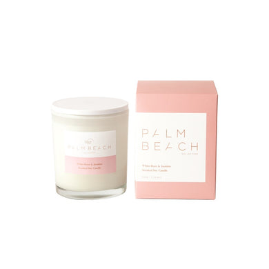 Palm Beach Mini Candle 90g - White Rose & Jasmine - ZOES Kitchen