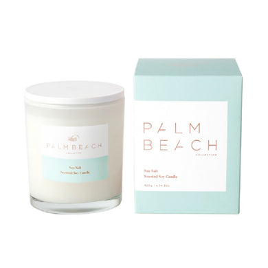 Palm Beach Candle 420g - Sea Salt - ZOES Kitchen