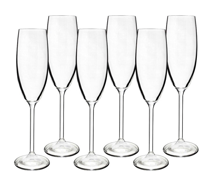 Bohemia Maxima Flutes Set/6 220ml - ZOES Kitchen