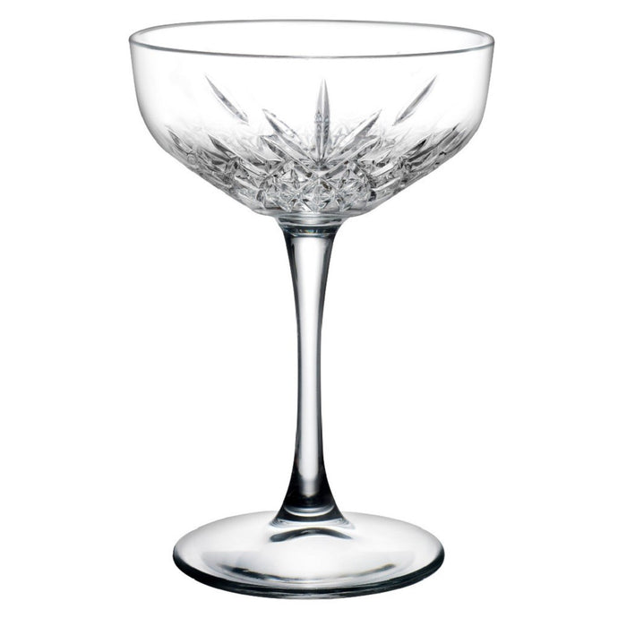 Pasabahce Timeless Champagne Saucer Glasses 255ml S4 - ZOES Kitchen