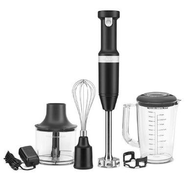 KitchenAid Hand Blender Cordless KHBBV - Matte Black - ZOES Kitchen