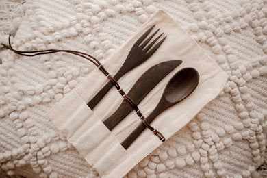 Coconut Wooden Utensil Set - ZOES Kitchen
