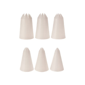 Piping Nozzles - star - Set 6 - ZOES Kitchen