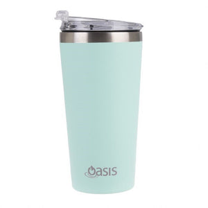 Oasis Insulated Double Wall Travel Mug 480ml - Mint - ZOES Kitchen