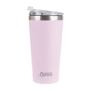 Oasis Insulated Double Wall Travel Mug 480ml - Carnation - ZOES Kitchen