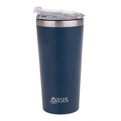Oasis Insulated Double Wall Travel Mug 480ml - Navy - ZOES Kitchen