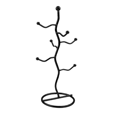 Dline Wiggly Mug Tree Black - ZOES Kitchen