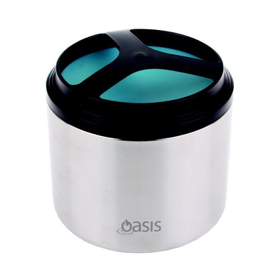Oasis Insulated S/S Food Container 1l Turquoise - ZOES Kitchen