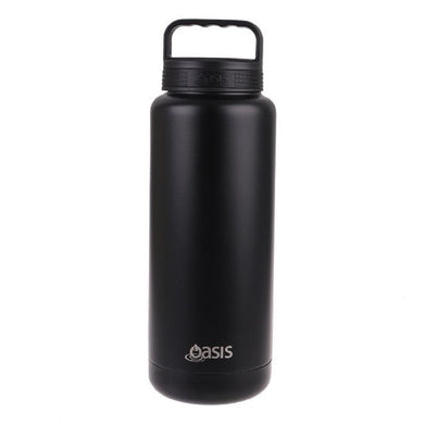 Oasis Insulated Titan Double Wall Bottle 1.2L - Black - ZOES Kitchen