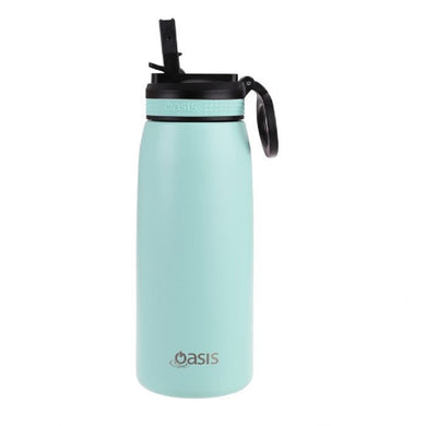 Oasis Insulated Sports Bottle W/Sipper 780ml - Mint - ZOES Kitchen