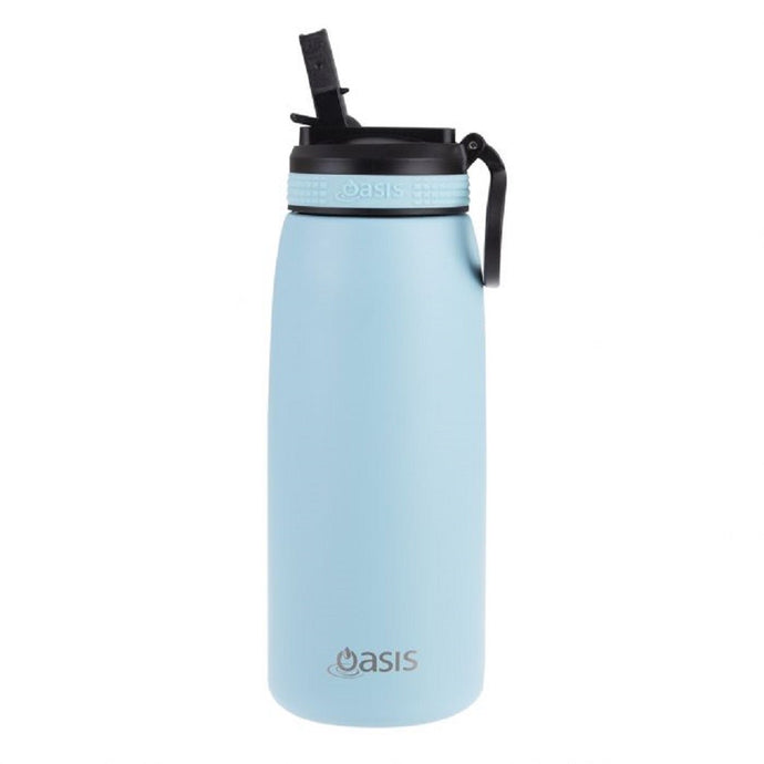 Oasis Insulated Sports Bottle W/Sipper 780ml - Island Blue - ZOES Kitchen