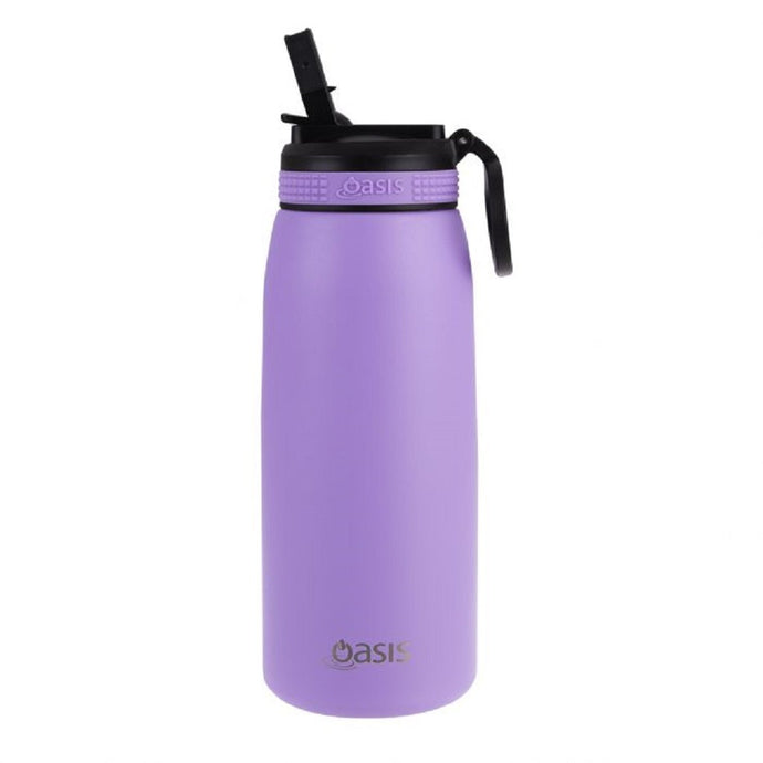 Oasis Insulated Sports Bottle W/Sipper 780ml - Lavender - ZOES Kitchen