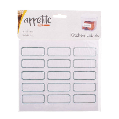 Blank Kitchen Labels - ZOES Kitchen