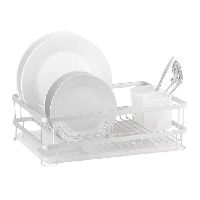 Dline Aluminium Dish Rack With Draining Tray - ZOES Kitchen