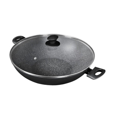 Pyrolux Pyrostone Wok W/Lid 36cm - ZOES Kitchen