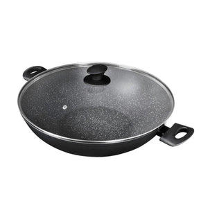 Pyrolux Pyrostone Wok W/Lid 36cm - ZOES Kitchen
