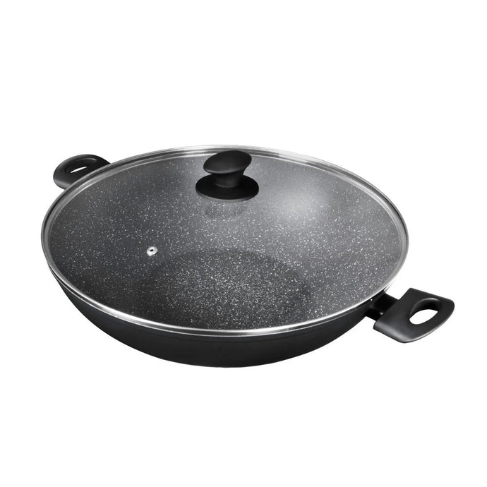 Pyrolux Pyrostone Wok W/Lid 36cm - ZOES Kitchen