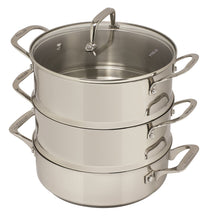 Load image into Gallery viewer, Pyrolux Pyrosteel Multi Steamer 3 Tier 24cm - ZOES Kitchen