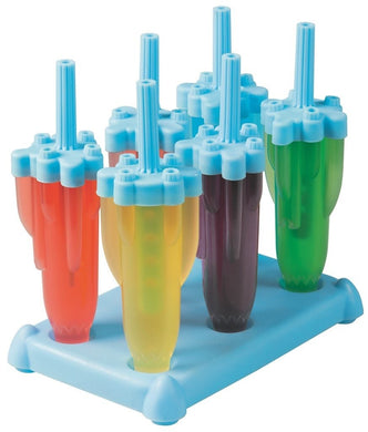 Avanti Spaceship Ice Blocks 6 Piece Set - Blue - ZOES Kitchen