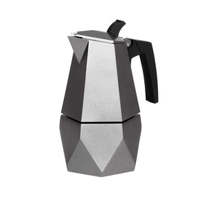 Avanti Geo Espresso Coffee Maker, 4 Cup - Anthracite - ZOES Kitchen