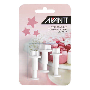 Avanti Bake - Star Fondant Plunger Cut Set 3pce - ZOES Kitchen