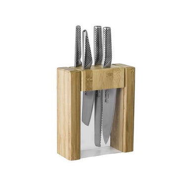 Global Ikasu V Knife Block 5pc - ZOES Kitchen