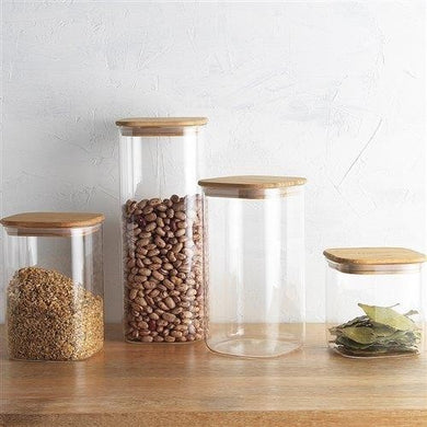 Ecology Pantry Square Canisters Set 4 - ZOES Kitchen