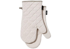 Ladelle Eco Recycled Natural 2pk Oven Mitt - ZOES Kitchen