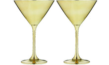 Load image into Gallery viewer, Ladelle Aurora Gold 2pk - Martini Glass - ZOES Kitchen
