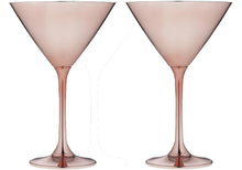 Load image into Gallery viewer, Tempa Aurora Rose 2pk - Martini Glasses - ZOES Kitchen