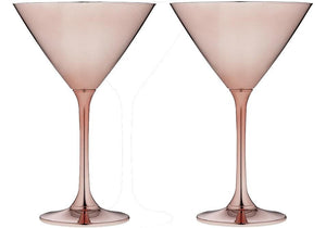 Tempa Aurora Rose 2pk - Martini Glasses - ZOES Kitchen