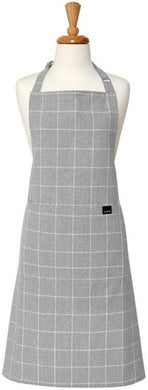 Ladelle Eco Check Grey Apron - ZOES Kitchen