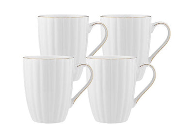 Ashdene Parisienne Amour Mug Set of 4 - White - ZOES Kitchen