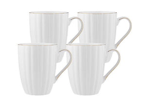 Ashdene Parisienne Amour Mug Set of 4 - White - ZOES Kitchen