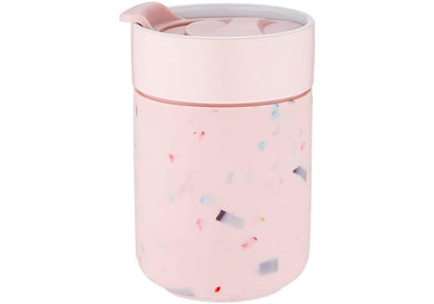 Ladelle Eco Brew Travel Mug - Pink Terrazzo - ZOES Kitchen