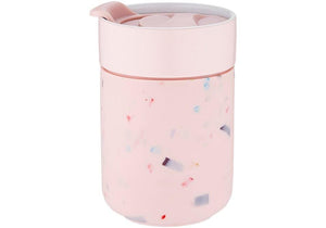 Ladelle Eco Brew Travel Mug - Pink Terrazzo - ZOES Kitchen