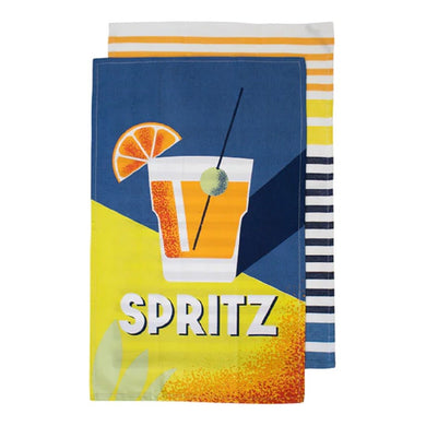 Ladelle Zest Cocktail Spritz 2pk Kitchen Towel - ZOES Kitchen