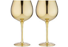 Load image into Gallery viewer, Tempa Aurora Gin Glass 2pk Gold - ZOES Kitchen