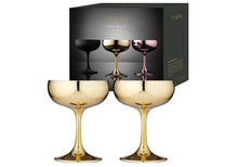 Load image into Gallery viewer, Tempa Aurora Coupe Glass 2pk Rose - ZOES Kitchen