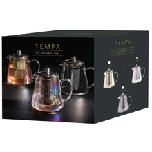 Load image into Gallery viewer, Tempa Oaklyn Glass Teapot Gold - ZOES Kitchen