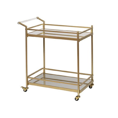 Tempa Bradley Gold Bar Cart - ZOES Kitchen