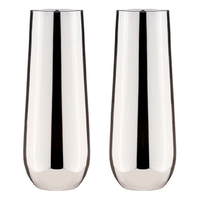 Tempa Aurora Silver 2pk Stemless Champagne Glass - ZOES Kitchen