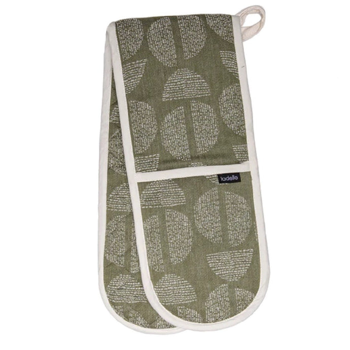 Ladelle Splice Moss Double Oven Mitt - ZOES Kitchen