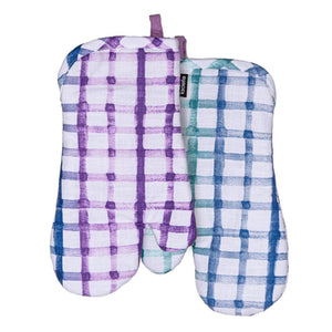 Ladelle Trinny Lavender Sherbet 2pk Oven Mitt - ZOES Kitchen