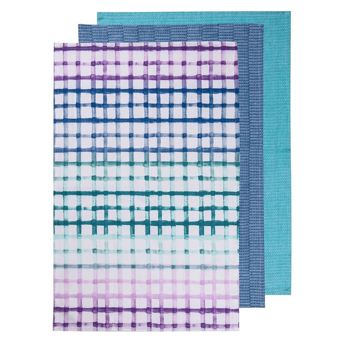 Ladelle Trinny Lavender Sherbet 3pk Kitchen Towel - ZOES Kitchen