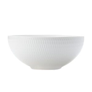 Maxwell & Williams White Basics Diamonds Coupe Bowl 18.5cm - ZOES Kitchen